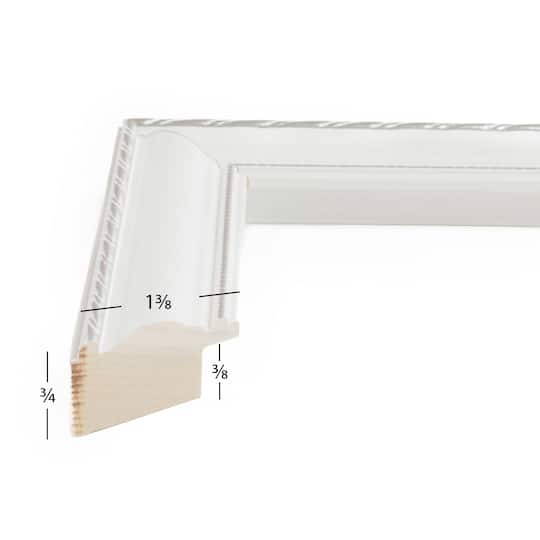 Craig Frames Victoria White & Silver Picture Frame